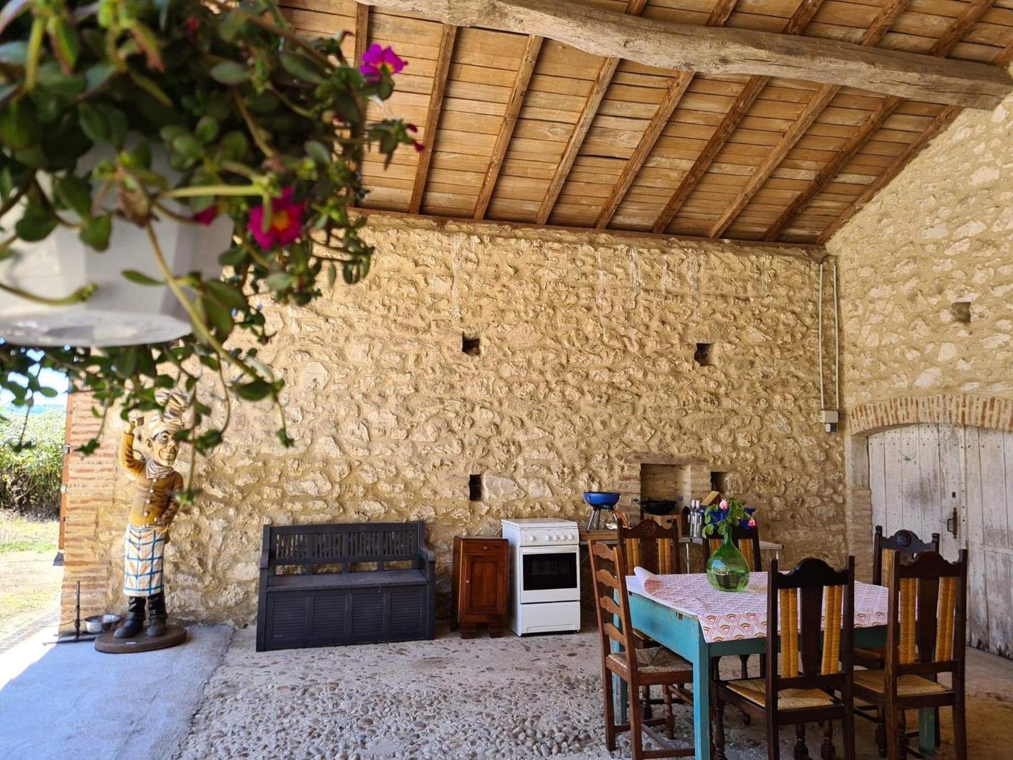 Bed and Breakfast Le Coq En Repos Saint-Sylvestre-sur-Lot Экстерьер фото